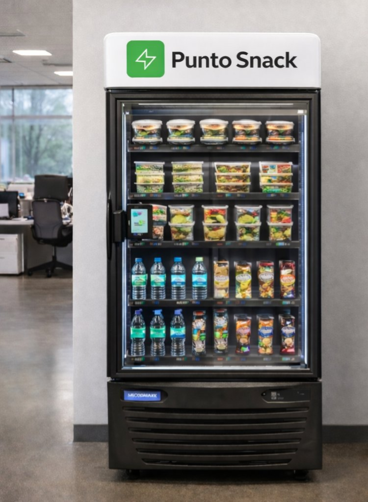 Heladera inteligente Punto Snack en oficina